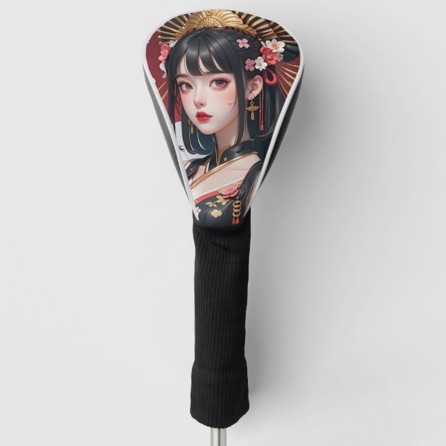 GEISHA PIRATE 1 GOLF HEAD COVER (Front)