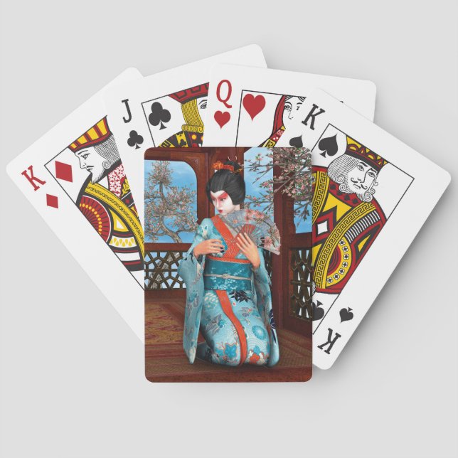 Geisha Playing Cards (Back)