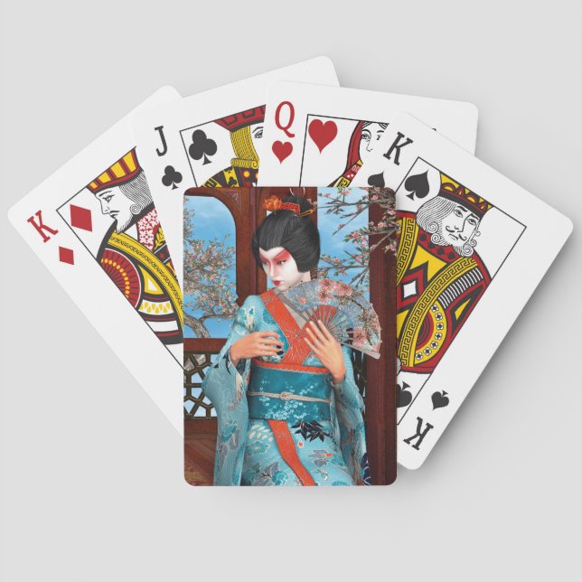 Geisha Playing Cards (Back)
