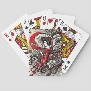 Geisha Playing Cards