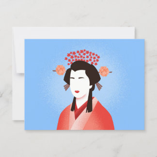 Geisha Postcard