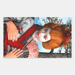 Geisha Sticker
