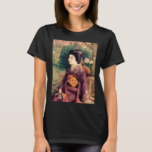 Geisha Women Vintage Japanese Woodblock T-Shirt