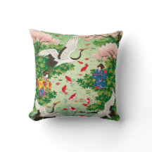GEISHAS, BIRDS, & CHERRY BLOSSOM TREES