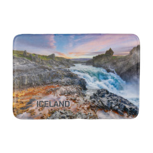 Geitafoss Waterfalls, Iceland Bath Mat