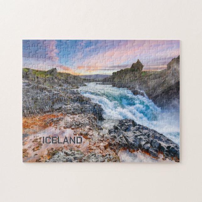 Geitafoss Waterfalls, Iceland Jigsaw Puzzle (Horizontal)