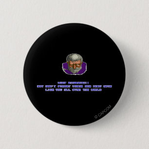Geki KO'ed 2 Inch Round Button