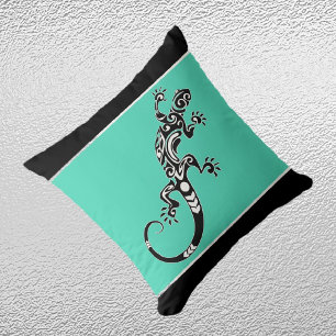 Gekko Throw Pillow