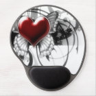 Gel Mouse pad/Butterfly and Heart