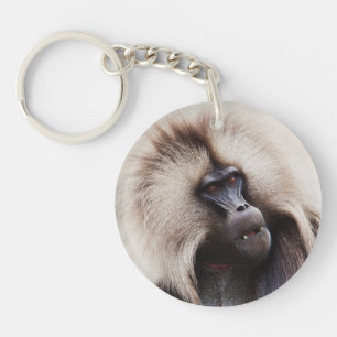 Gelada Baboon, Ethiopia Keychain