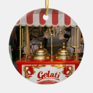 Gelati, Italian Ice Cream Ceramic Ornament