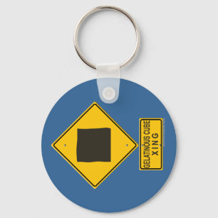 Gelatinous Cube XING Keychain