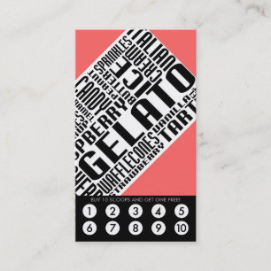 gelato loyalty (wordWEBs) Card