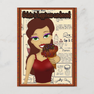Gelato Postcard