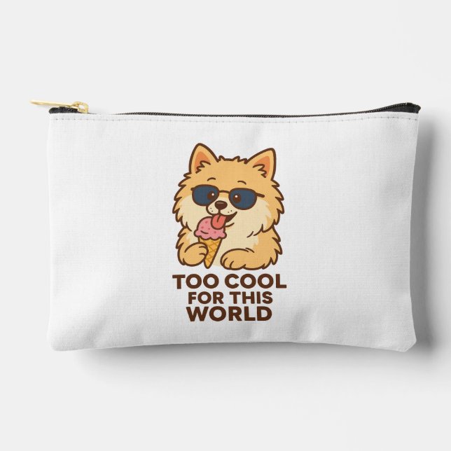 Gelato Time – Doggy Edition Accessory Pouch (Front)