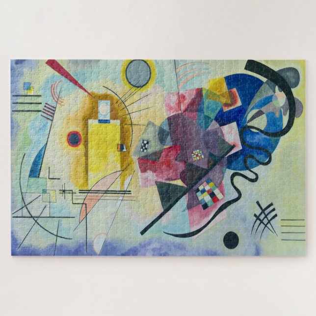 Gelb-rot-blau art by Wassily Kandinsky Jigsaw Puzzle (Horizontal)