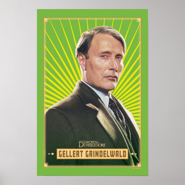 Gellert Grindelwald Character Graphic Poster (Front)