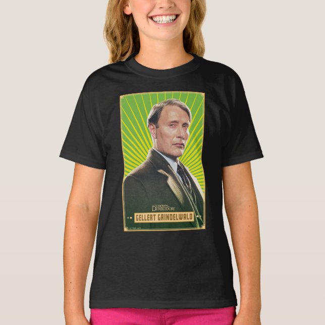Gellert Grindelwald Character Graphic T-Shirt (Front)