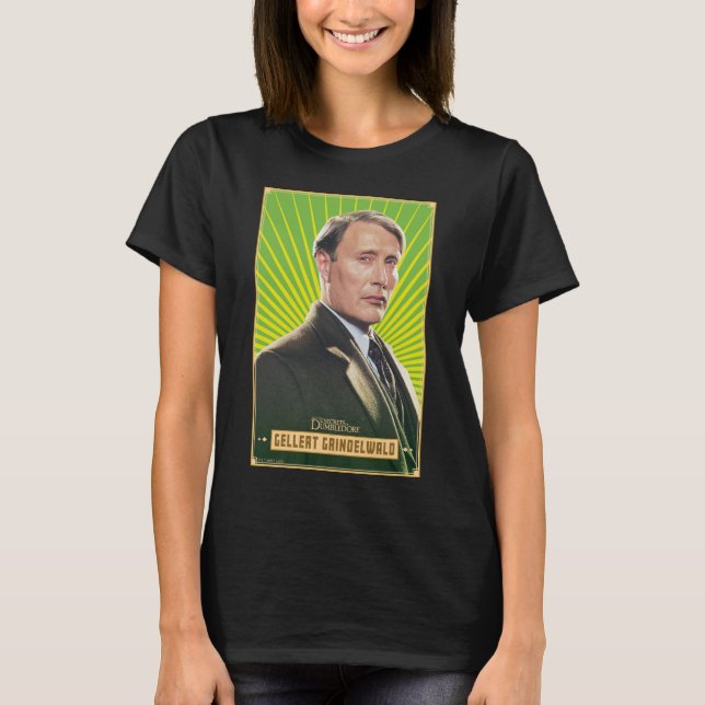 Gellert Grindelwald Character Graphic T-Shirt (Front)