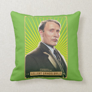 Gellert Grindelwald Character Graphic Throw Pillow