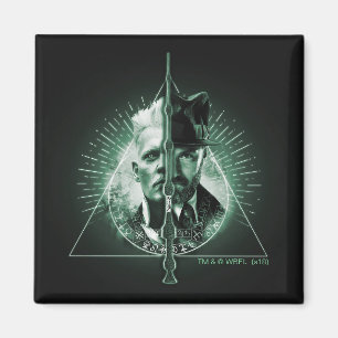 GELLERT GRINDELWALD™ Versus Dumbledore Magnet
