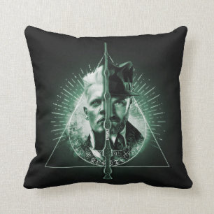 GELLERT GRINDELWALD™ Versus Dumbledore Throw Pillow