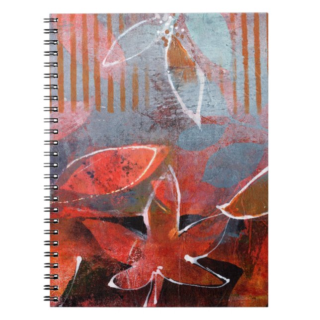 Gelli Plate monoprint 011 Notebook (Front)