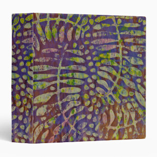 Gelli Print Stencil Abstract Art Binder
