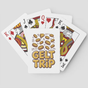 Gelt Trip Funny Hanukkah Jewish Jew Hebrew Culture Playing Cards