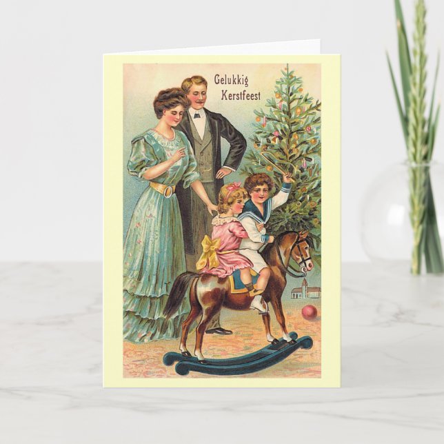 "Gelukkig Kerstfeest" Holiday Card (Front)