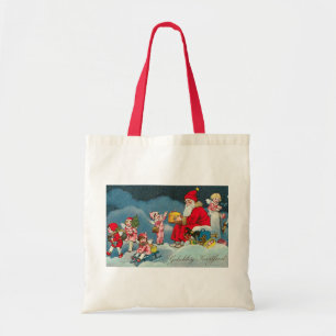 "Gelukkig Kerstfeest" Vintage Dutch Christmas Card Tote Bag