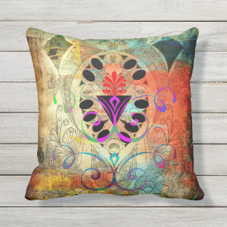 "GELUKKIG TUIN" 16 x 16 TOSS PILLOW