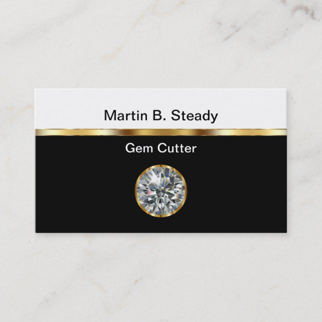 Gem Cutter Business Cards (Front)