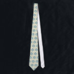 Gem decorated Star of David Tie<br><div class="desc">Art drawn to resemble gems and sparklies fill in the shape of the Star of David to make this a very special gift for yourself or friends and family this Hanukkah.</div>