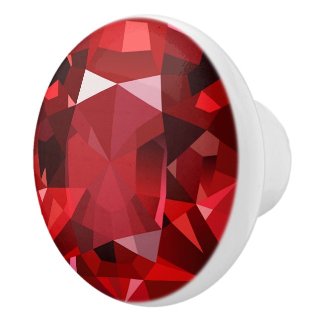 Gem Design Ceramic Knob (Right)