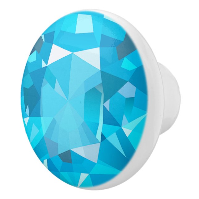 Gem Design Ceramic Knob (Right)