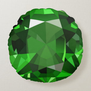 Gem Design Round Pillow