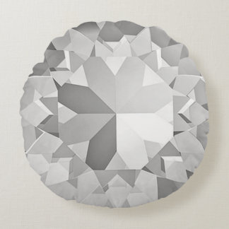 Gem Design Round Pillow