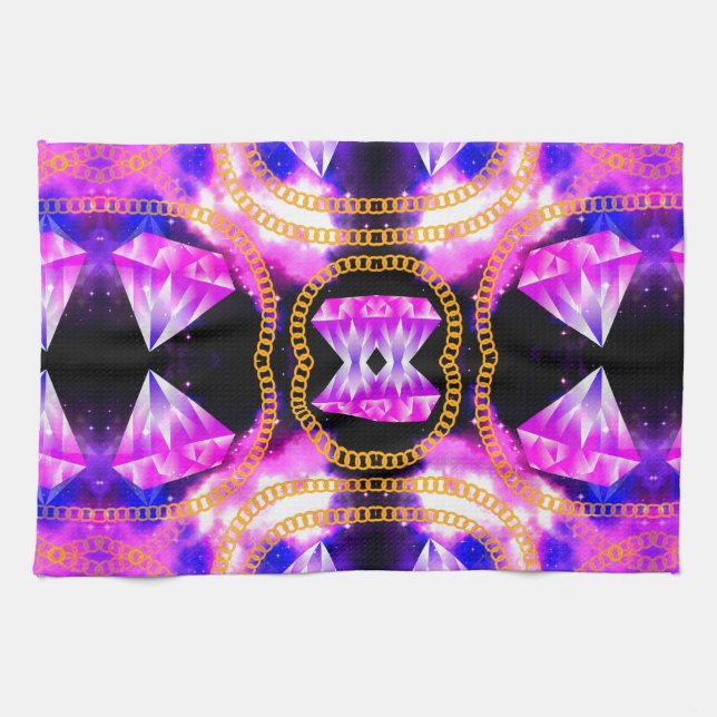 gem galaxy kitchen towel (Horizontal)