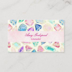 Gem Illustration Horizontal Business Card