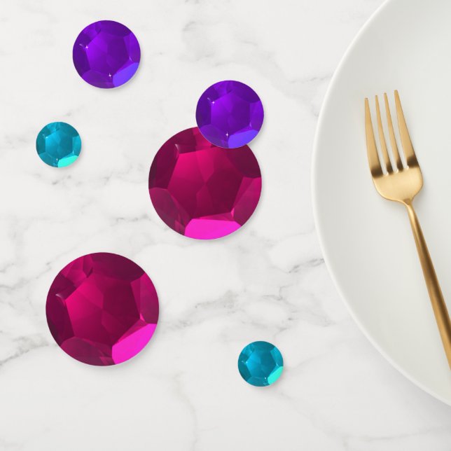 Gem Stone Graphic Confetti (Group)