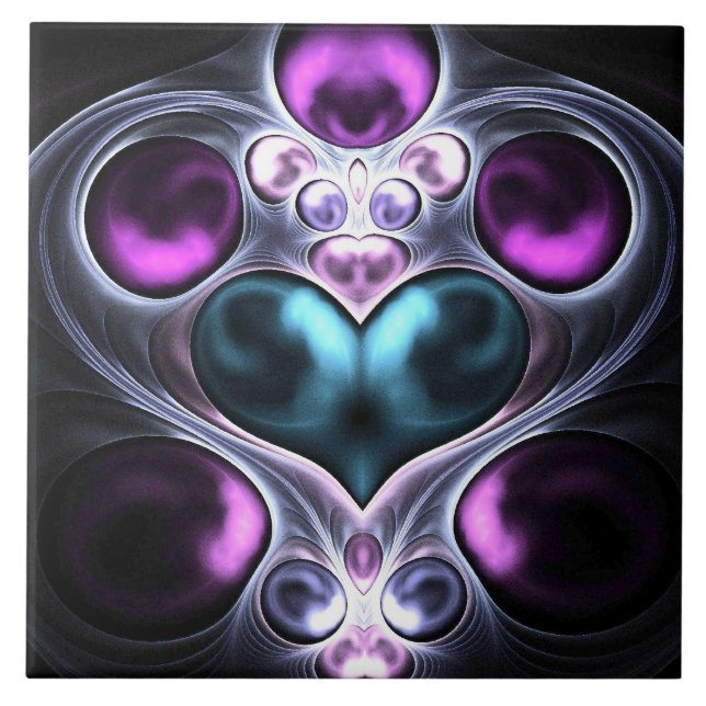 Gem Stone Heart Tile (Front)