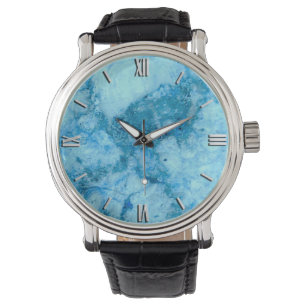 Gem Stone Pattern, Blue Granite Watch