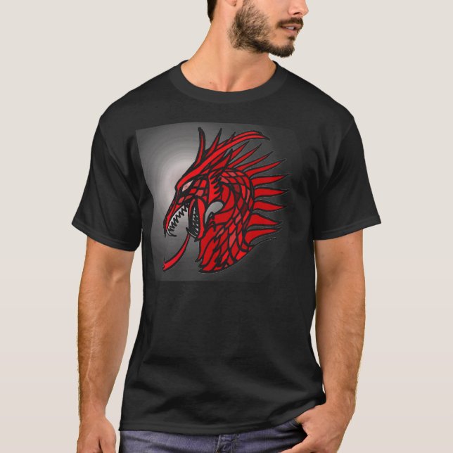 GemCrest Dragon T:  Ruby T-Shirt (Front)