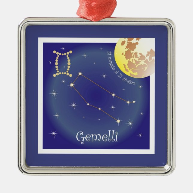 Gemelli 21 maggio al 21 giugno Ornament (Front)
