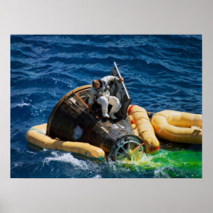 Gemini 11 Splashdown & Recovery Poster