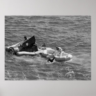 Gemini 11 Splashdown & Recovery Poster