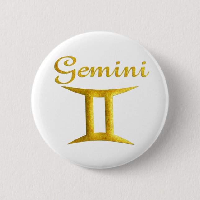 Gemini 2 Inch Round Button (Front)