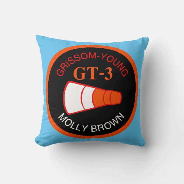 Gemini 3   throw pillow (Front)