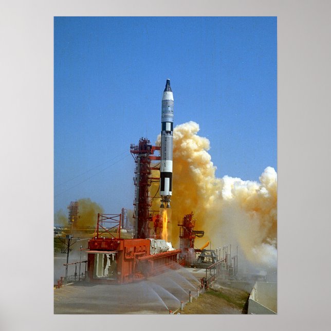 Gemini 4 Launch Poster (Front)
